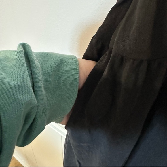 Luxely at Nordstrom Women’s River Black Cap Sleeve Draped Top Dress Sz XL NWT - Picture 5 of 12